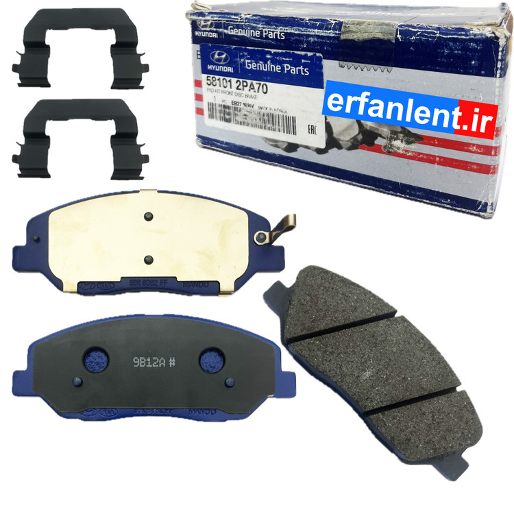 لنت ترمز اصلی جلو هیوندای سانتافه 2018-2008- Genuine Parts -پارت نامبر: 581012PA70