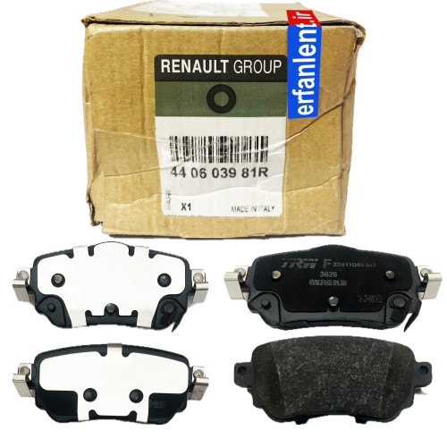 لنت ترمز اصلی عقب رنو کولیوس 2017-Genuine Parts-پارت نامبر: 440603981R